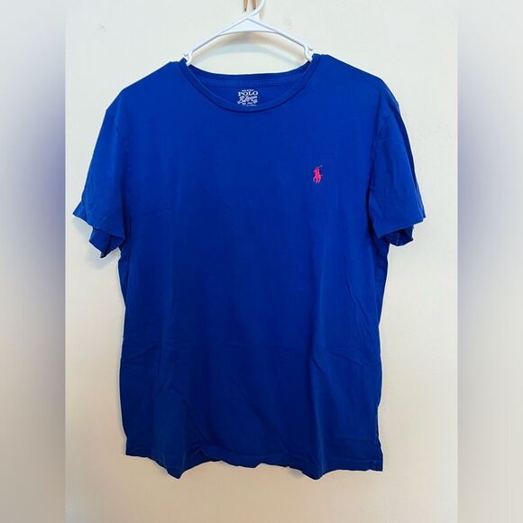 Polo by Ralph Lauren Blue and Red Short Sleeve Tees - Picture 1 of 3